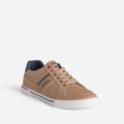 Lee Cooper Toiles^Tennis beige toile CAMEL