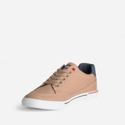 Lee Cooper Toiles^Tennis beige toile CAMEL