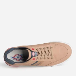 Lee Cooper Toiles^Tennis beige toile CAMEL
