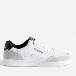 Lee Cooper Baskets/Tennis^Tennis , gris, marine BLANC