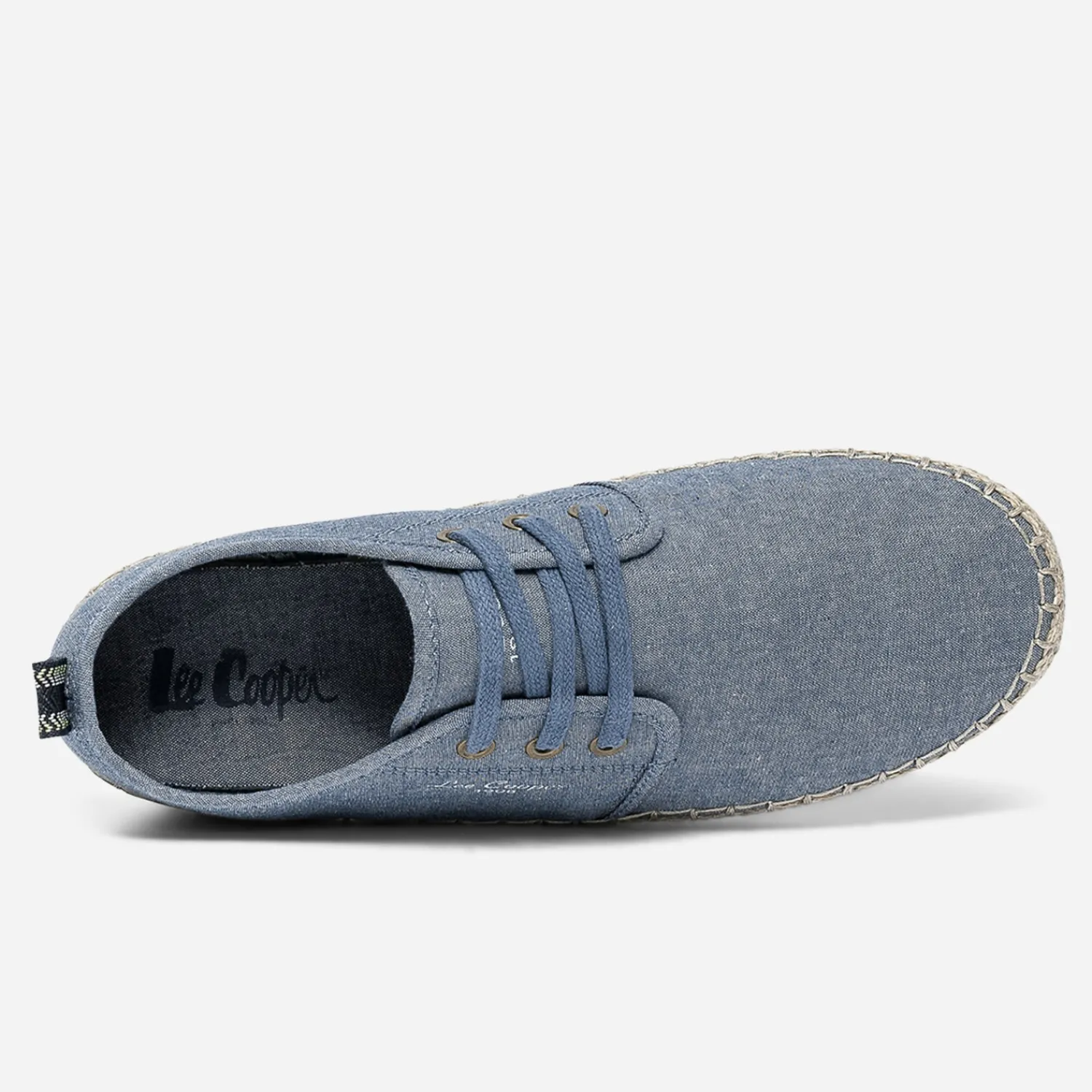 Lee Cooper Espadrilles^Tennis chambray en toile BLEU