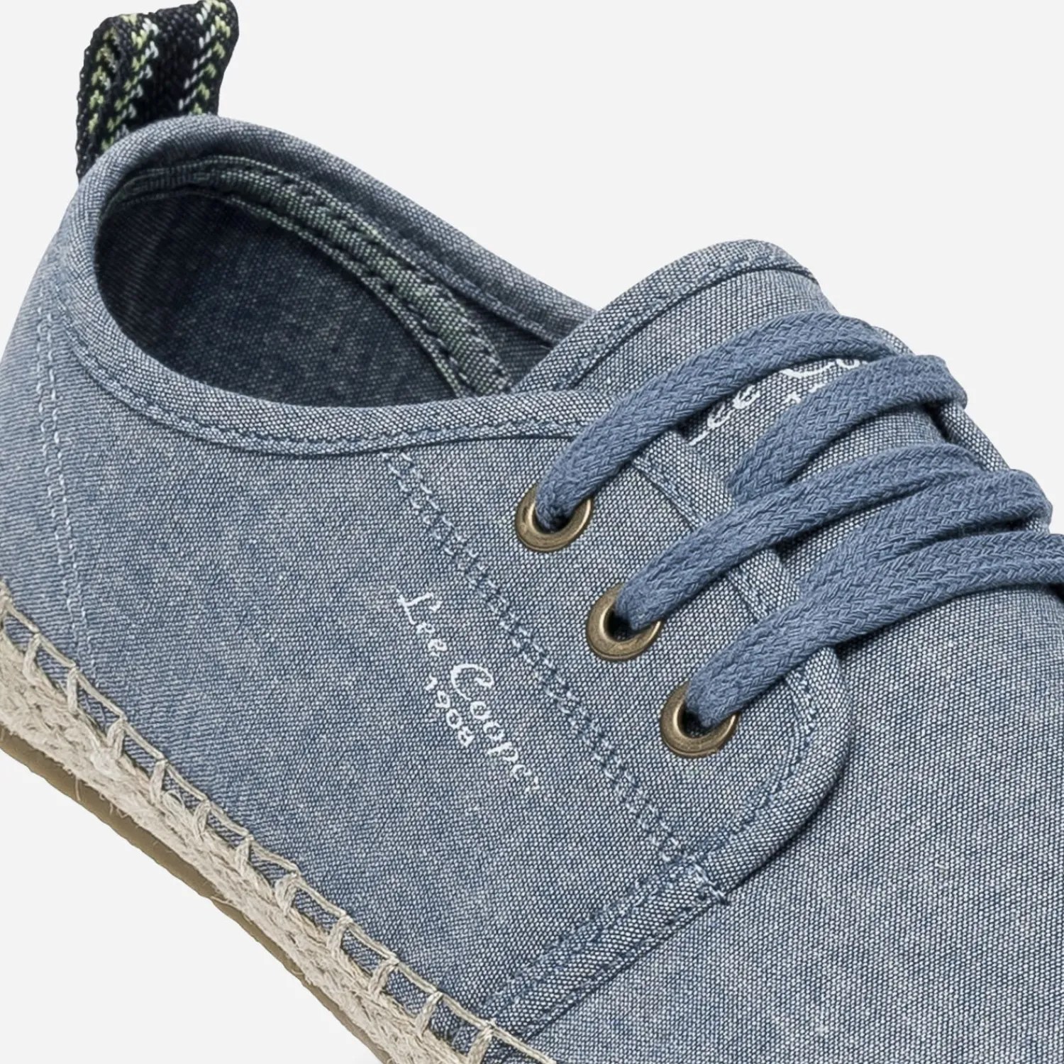 Lee Cooper Espadrilles^Tennis chambray en toile BLEU