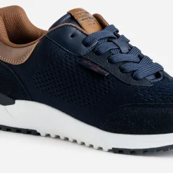 Lee Cooper Baskets/Tennis^Tennis en mesh détails marron MARINE