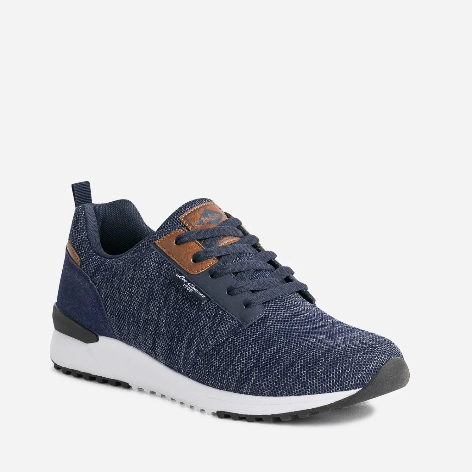 Lee Cooper Baskets/Tennis^Tennis chiné en mesh MARINE