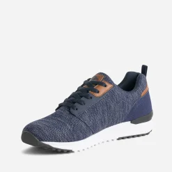 Lee Cooper Baskets/Tennis^Tennis chiné en mesh MARINE