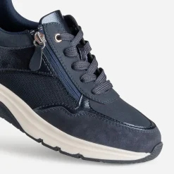 Eram Baskets^Tennis bi-matière MARINE