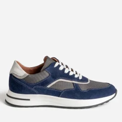 Eram Baskets/Tennis^Tennis cuir bi-matière MARINE