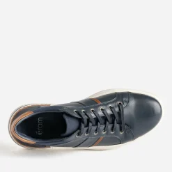 Eram Baskets/Tennis^Tennis cuir détail camel MARINE