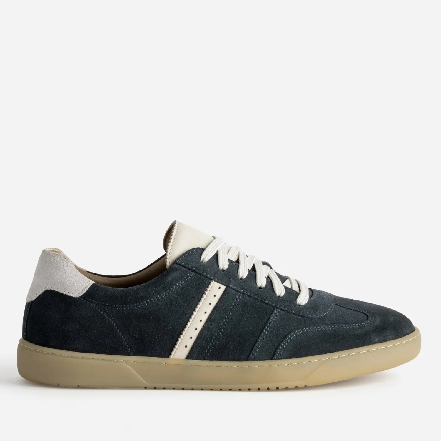 Eram Baskets/Tennis^Tennis cuir velours MARINE
