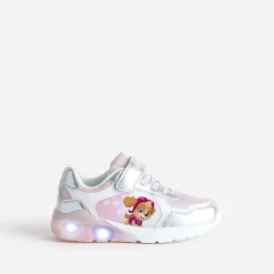 Pat Patrouille Baskets^Tennis et argent semelle lumineuse ROSE