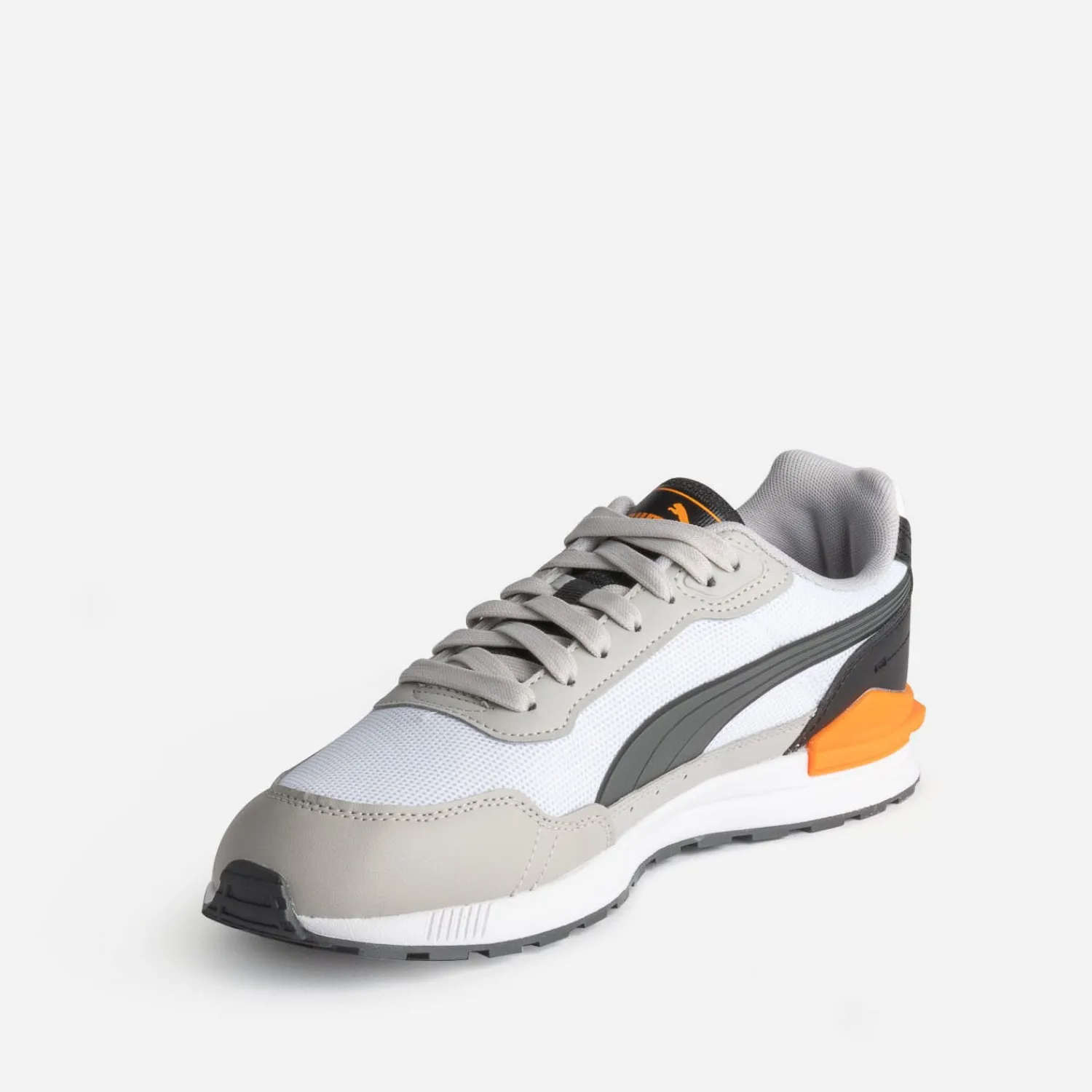 Puma Baskets/Tennis^Tennis , blanc, noir, orange GRIS