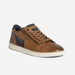 Redskins Baskets/Tennis^Tennis en cuir COGNAC
