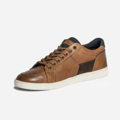 Redskins Baskets/Tennis^Tennis en cuir COGNAC