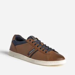 Redskins Baskets/Tennis^Tennis marron en cuir COGNAC