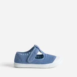 Buggy Baskets^Tennis salomé e en toile BLEU