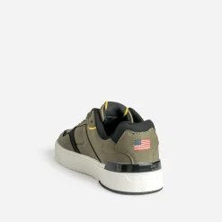 Schott Baskets/Tennis^Tennis , noir, jaune KAKI
