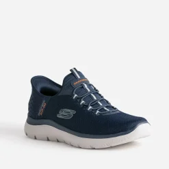 Skechers Baskets/Tennis^Tennis SCKECHERS à enfiler MARINE