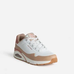 Skechers Baskets^Tennis he, beige, rose BLANC