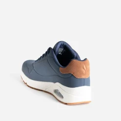 Skechers Baskets/Tennis^Tennis bleu bi-matière MARINE