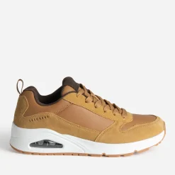 Skechers Baskets/Tennis^Tennis bi-matière CAMEL