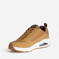 Skechers Baskets/Tennis^Tennis bi-matière CAMEL