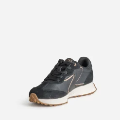 Skechers Baskets^Tennis e bi-matière NOIR