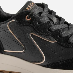 Skechers Baskets^Tennis e bi-matière NOIR