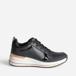 Skechers Baskets^Tennis e détails cuivrés NOIR