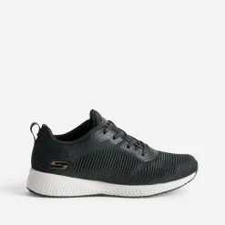 Skechers Baskets^Tennis e mesh pailleté NOIR