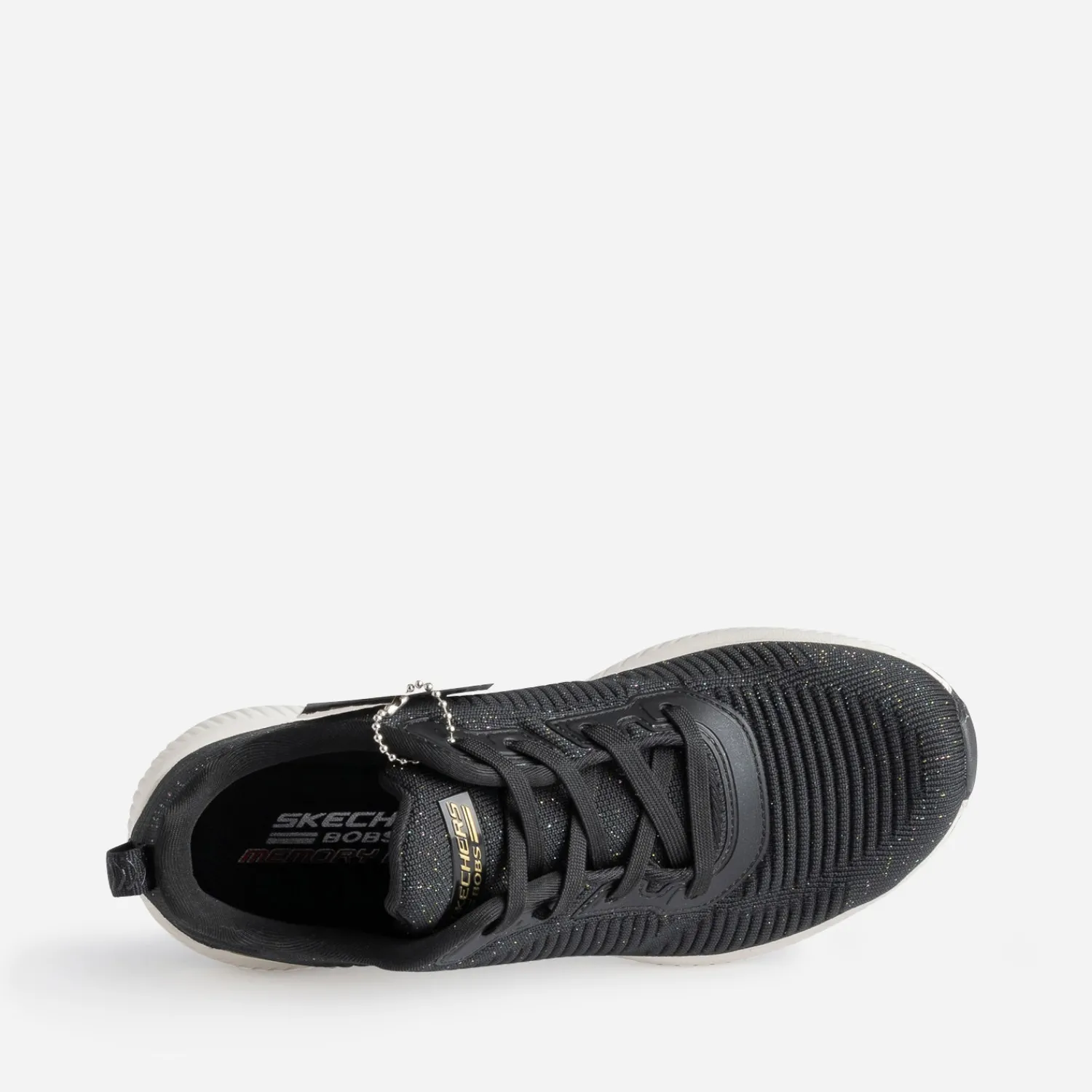Skechers Baskets^Tennis e pailletée NOIR