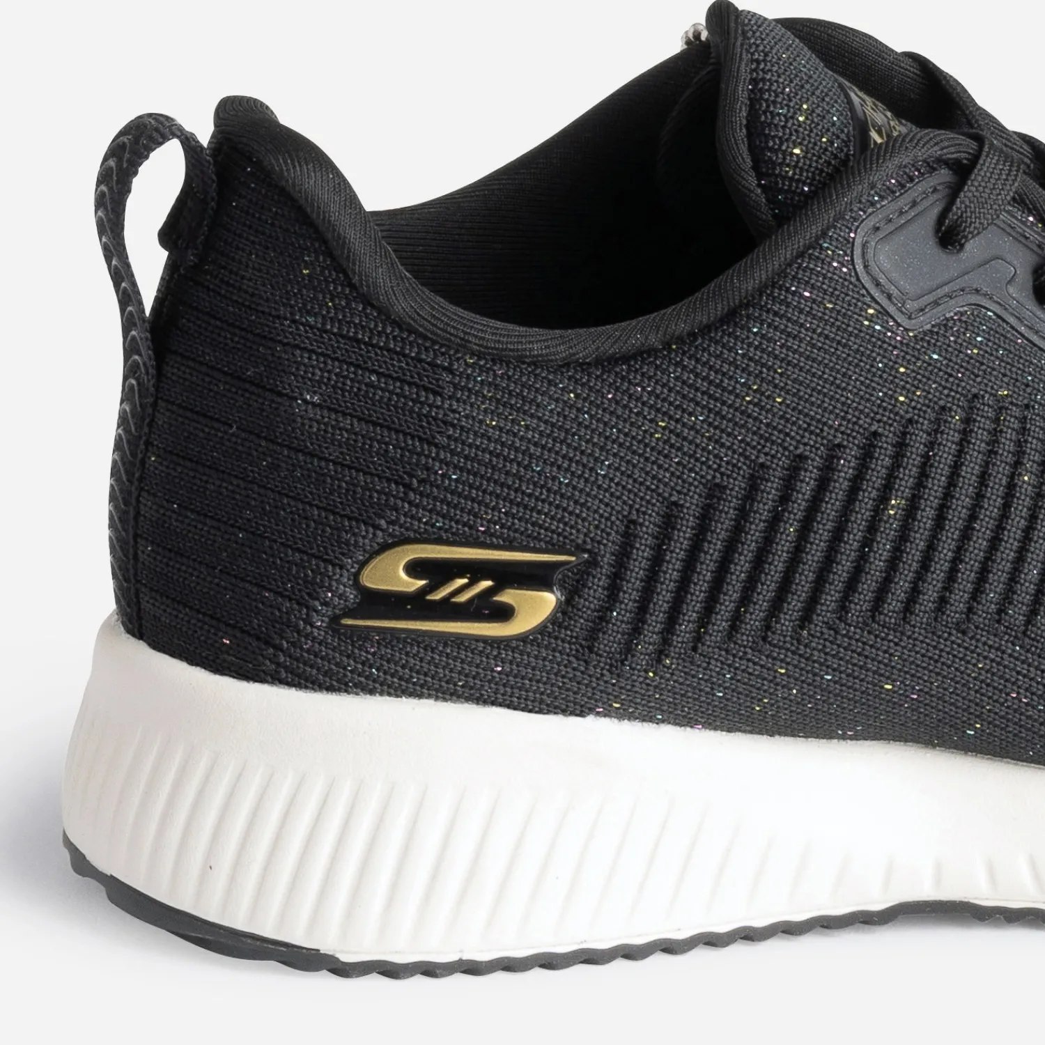 Skechers Baskets^Tennis e pailletée NOIR