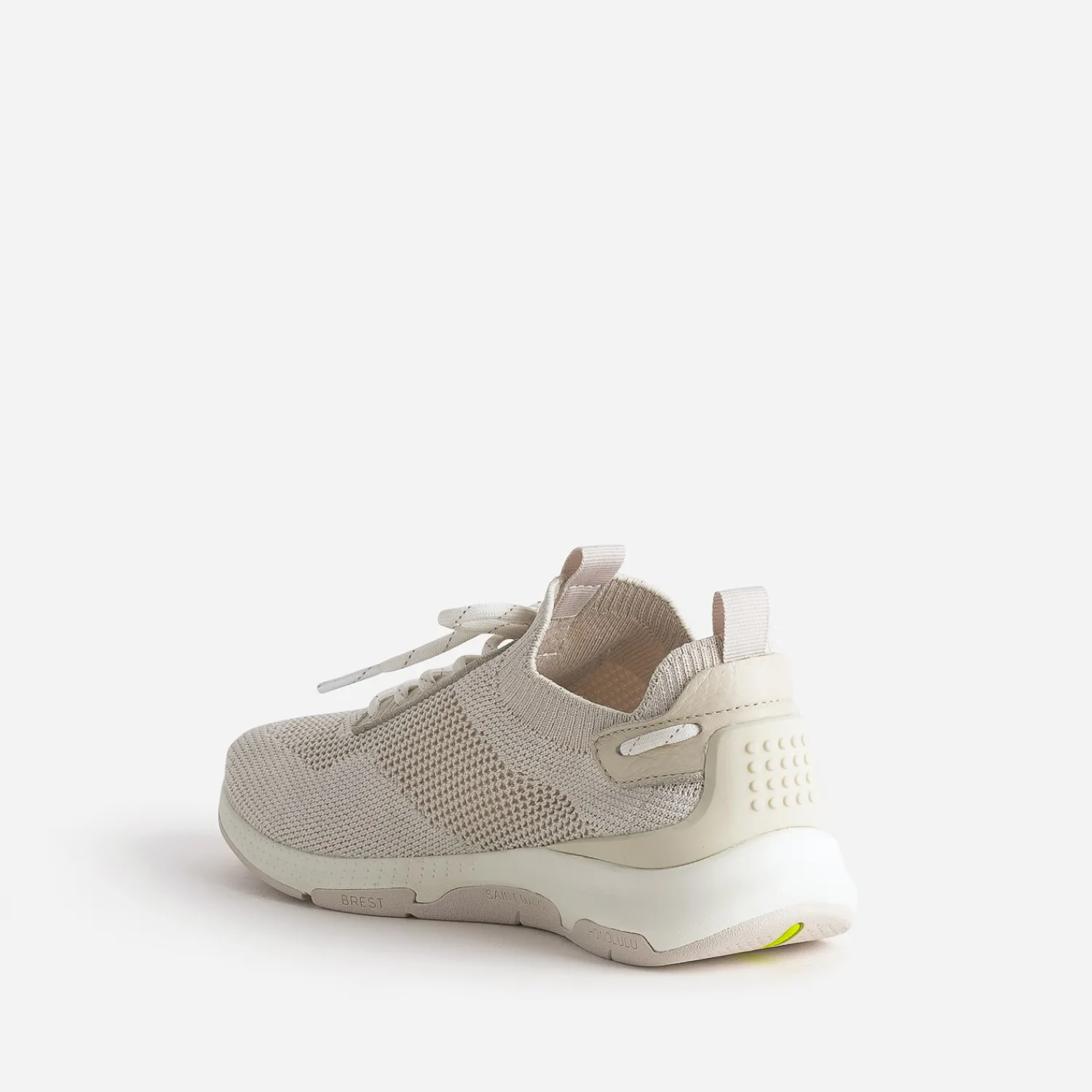 Tbs Baskets^Tennis effet tricoté BEIGE