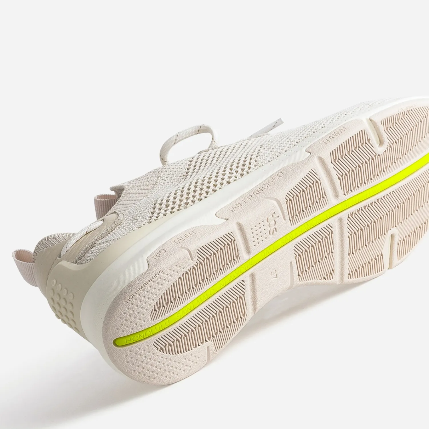 Tbs Baskets^Tennis effet tricoté BEIGE