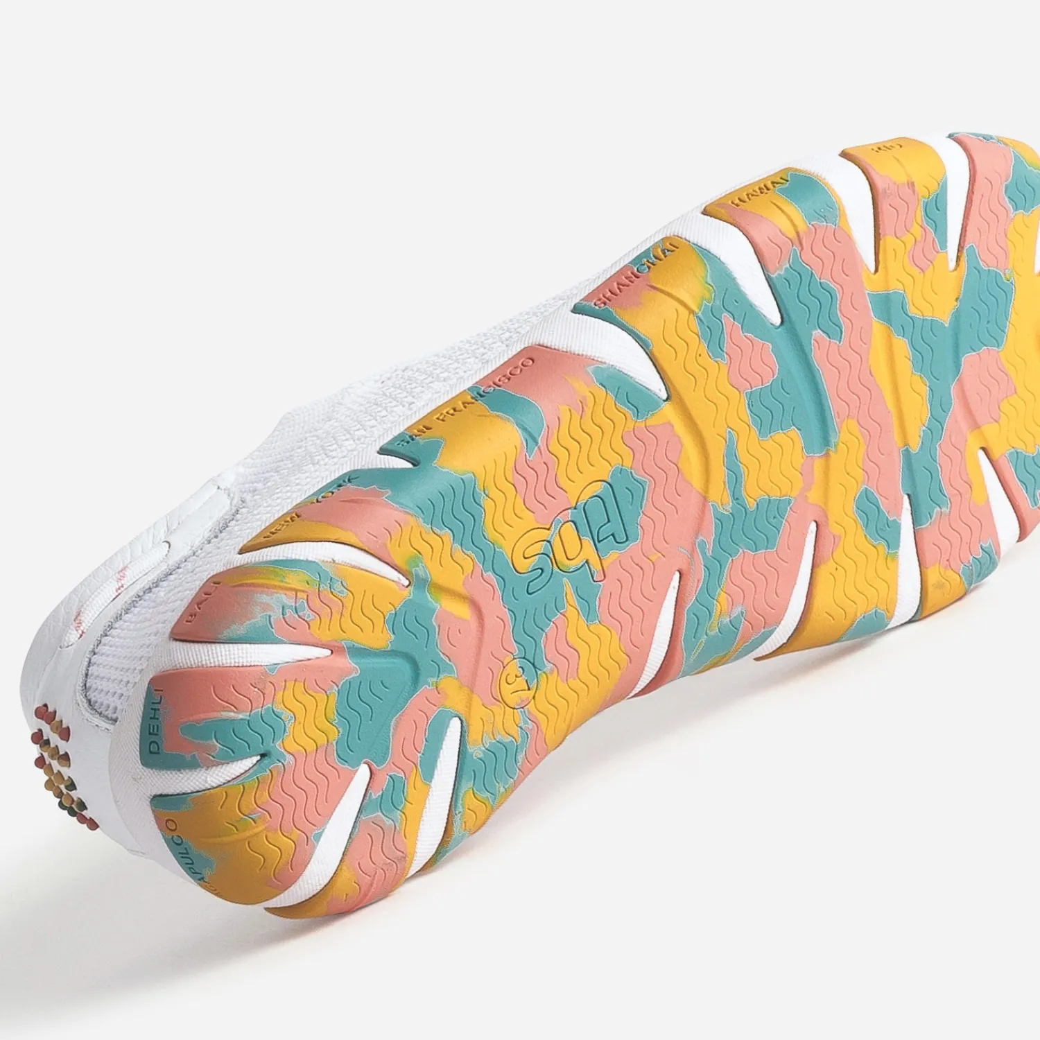 Tbs Baskets^Tennis he en mesh semelle camouflage BLANC