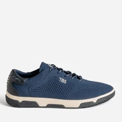Tbs Toiles^Tennis bleu en mesh MARINE