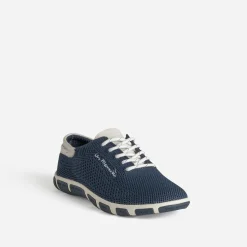 Tbs Baskets^Tennis bleu en mesh MARINE