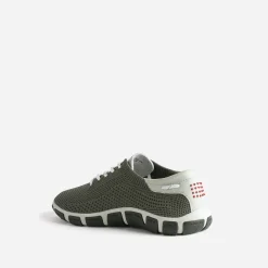 Tbs Baskets^Tennis bordeaux en mesh KAKI