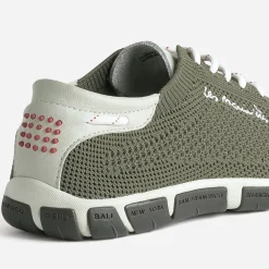 Tbs Baskets^Tennis bordeaux en mesh KAKI