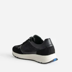 Tbs Baskets^Tennis e en cuir NOIR