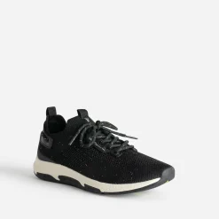Tbs Baskets^Tennis e en mesh tricoté NOIR