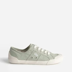 Tbs Baskets^Tennis sauge en toile VERT