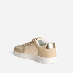 Texto Baskets^Tennis et doré irisé BEIGE