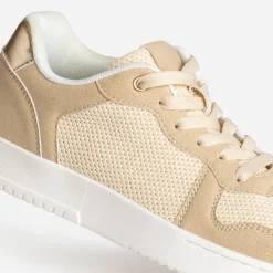 Texto Baskets^Tennis et doré irisé BEIGE
