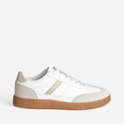 Texto Baskets^Tennis he et taupe BLANC