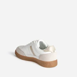 Texto Baskets^Tennis he et taupe BLANC