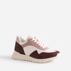 Texto Baskets^Tennis , écru et rose BORDEAUX