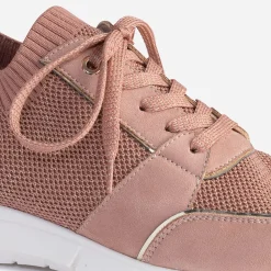 Eram Baskets^Tennis vieux tricotée ROSE
