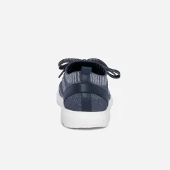 Eram Baskets^Tennis-chaussette bleue et argentée tricotée éco-conçue MARINE