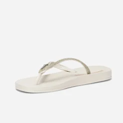 IPANEMA Mules/Tongs^Tong à brides pailletées BEIGE