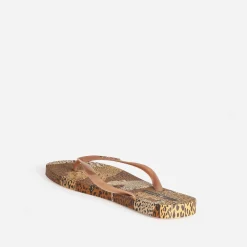IPANEMA Mules/Tongs^Tong marron imprimé léopards IMPRIME